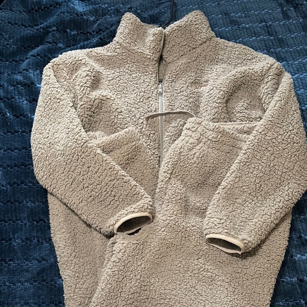 SKIMS Tan Sherpa Set